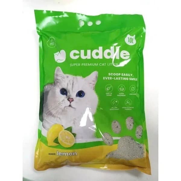 Cuddle Bentonite Cat Litter Lemon Flavor 10L