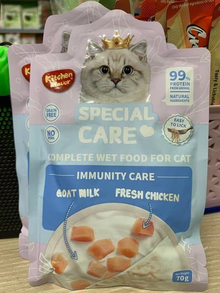 Kitchen Flavor Special Care Complete Cat Food Pouch Immunity Care 70gm