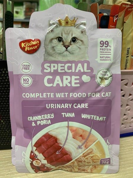 Kitchen Flavor Special Care Complete Cat Food Pouch Urinary Care 70gm