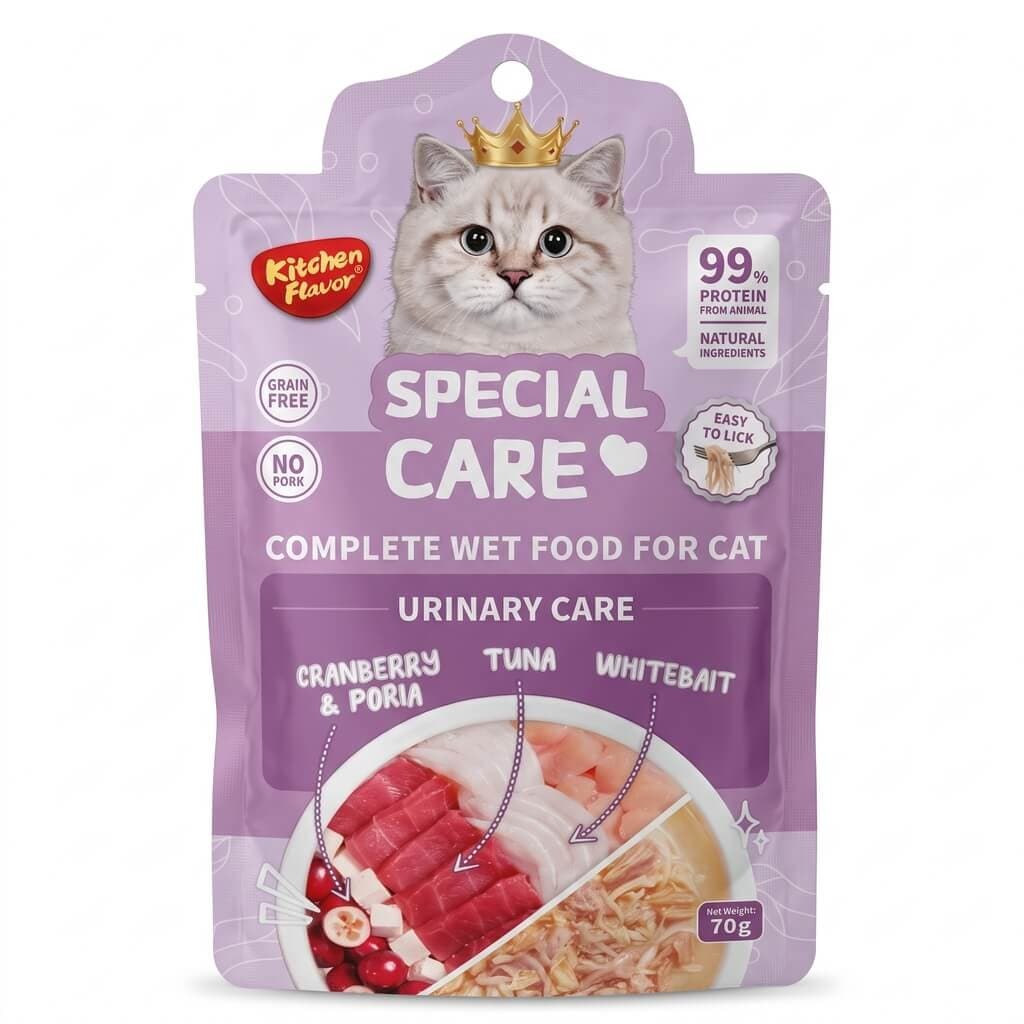 Kitchen Flavor Special Care Complete Cat Food Pouch Urinary Care 70gm