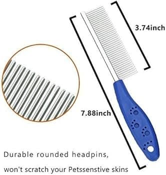 Strong Handle Premium Single Side Flea Comb - For Cats & Dogs